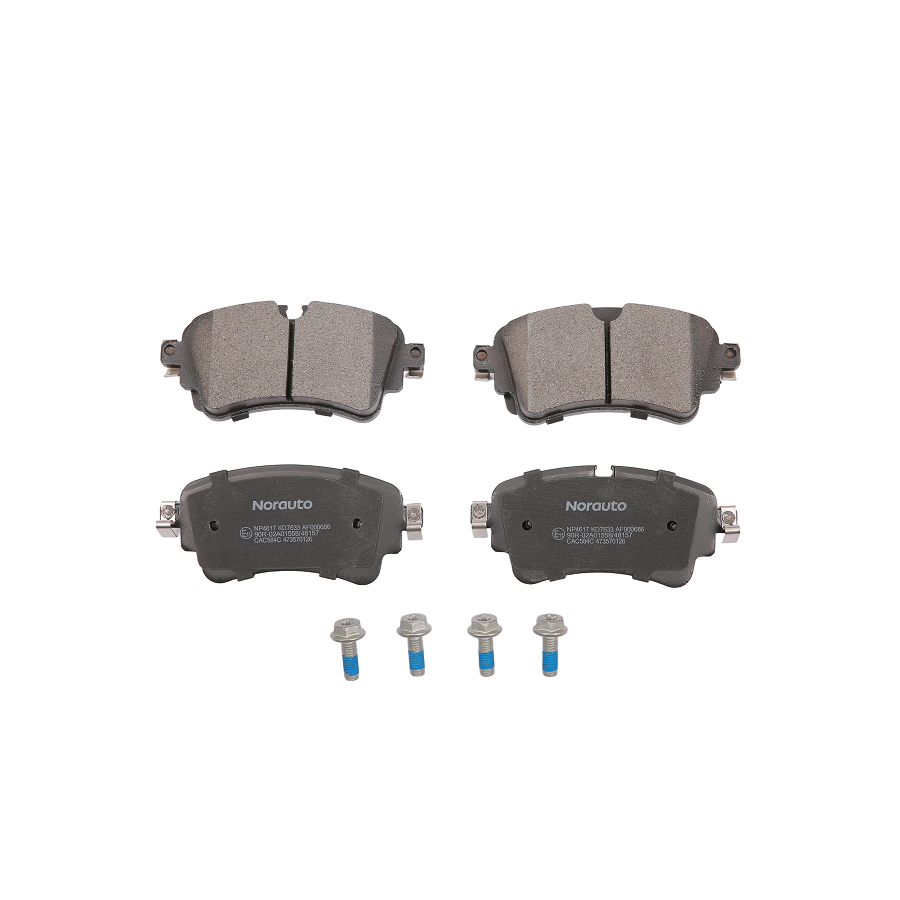 4 Plaquettes De Frein Norauto Np4617