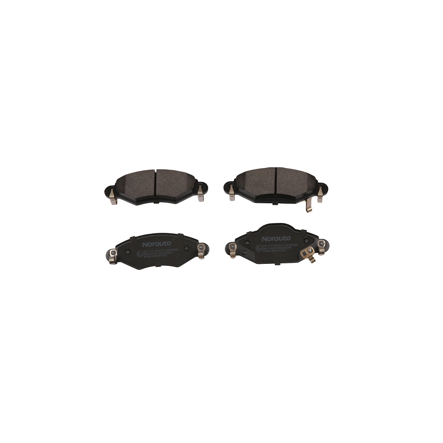 4 Plaquettes De Frein Norauto Np1513