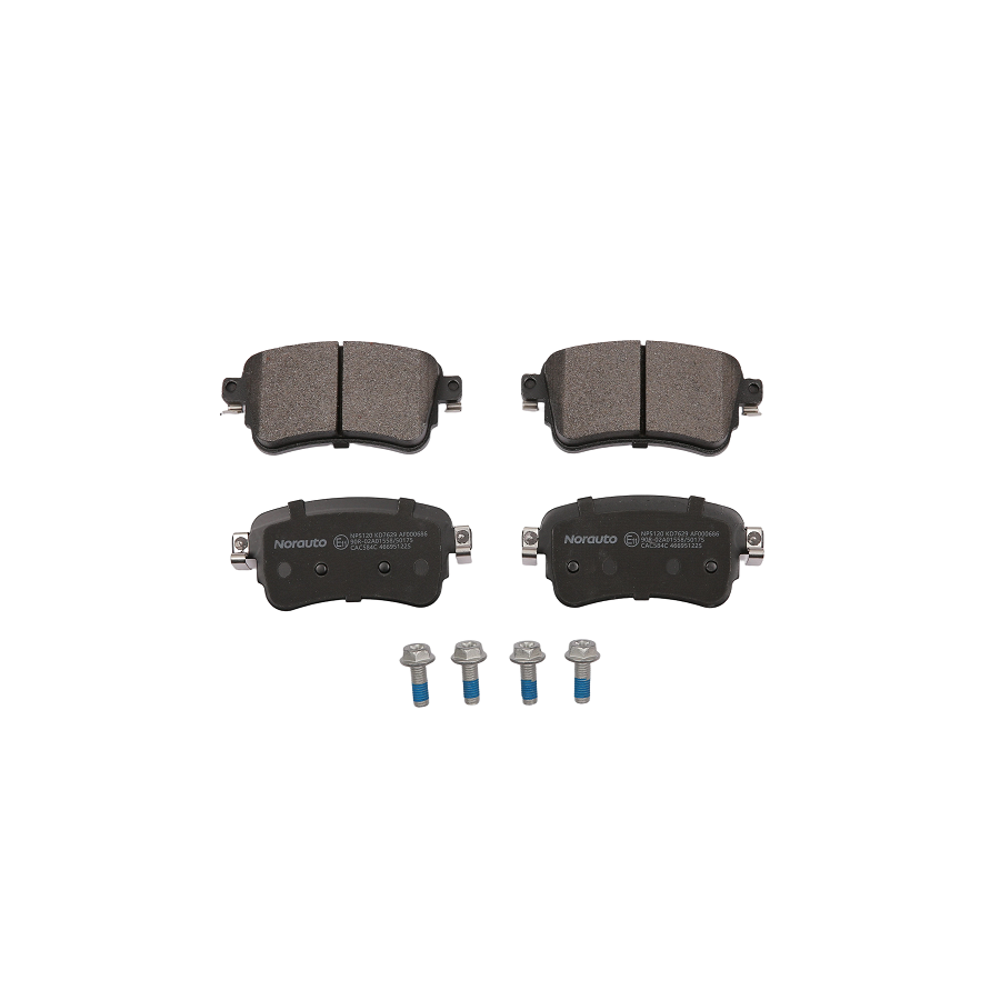 4 Plaquettes De Frein Norauto Np5120