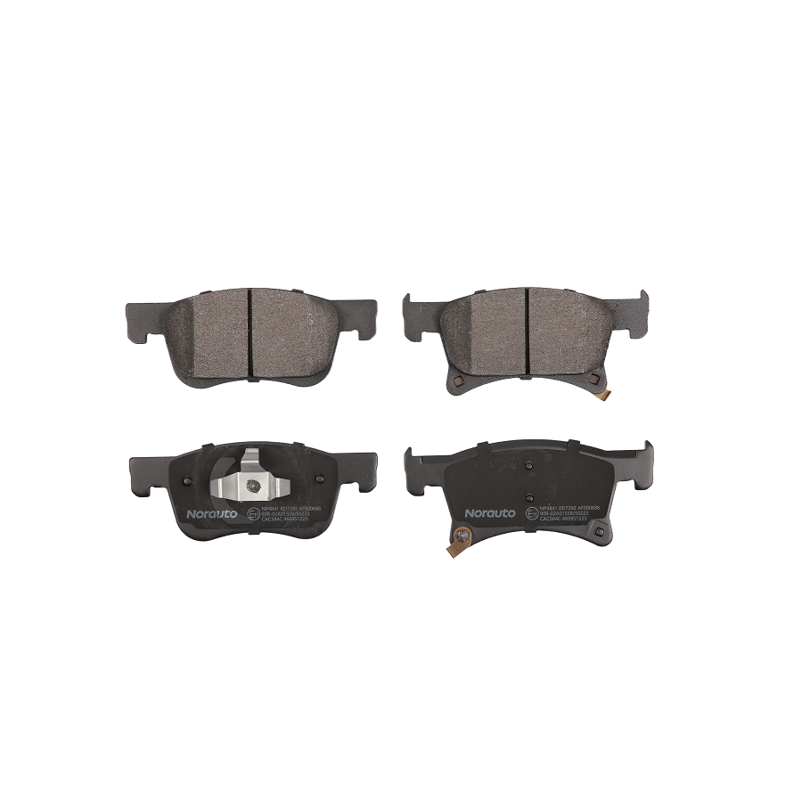 4 Plaquettes De Frein Norauto Np4841