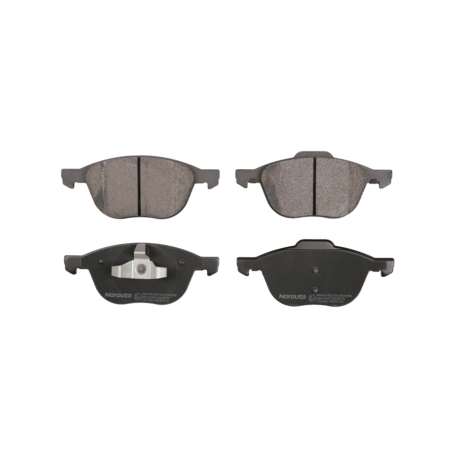 4 Plaquettes De Frein Norauto Np4319