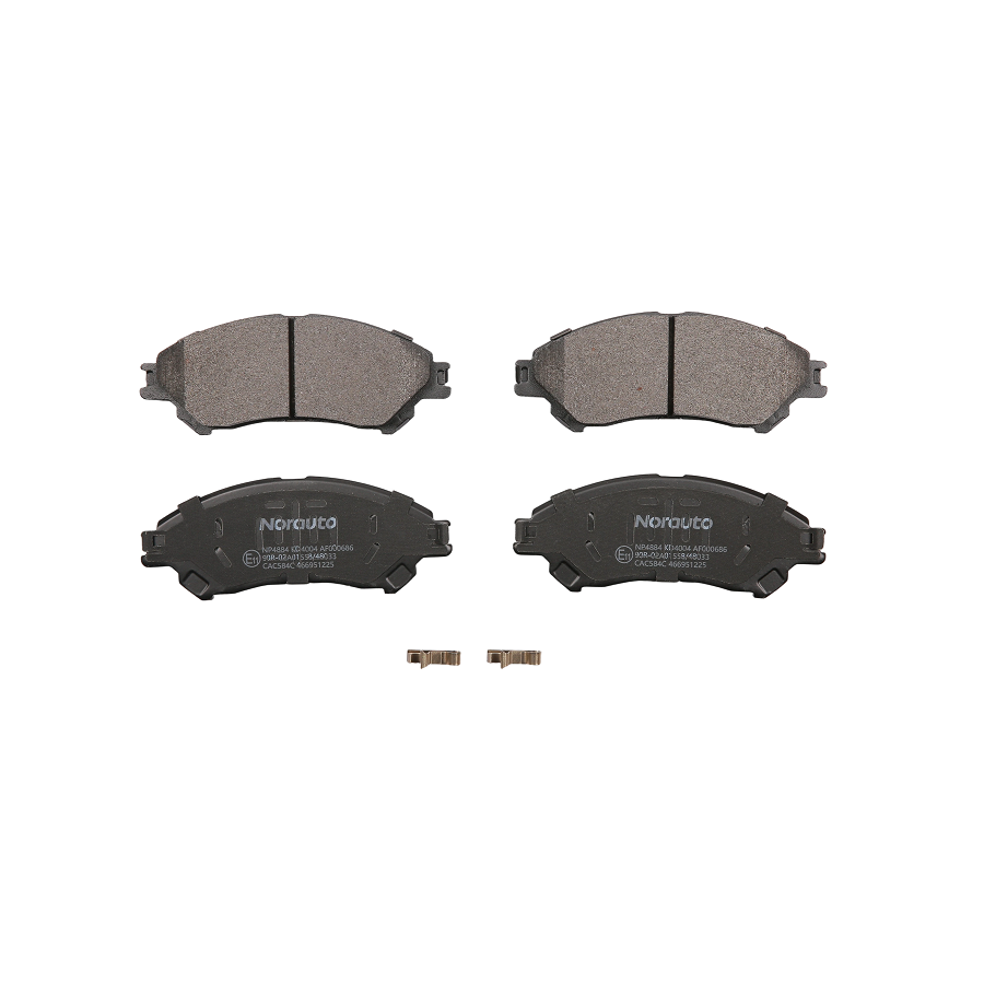 4 Plaquettes De Frein Norauto Np4884