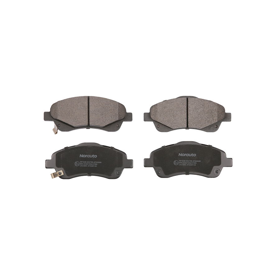 4 Plaquettes De Frein Norauto Np1648