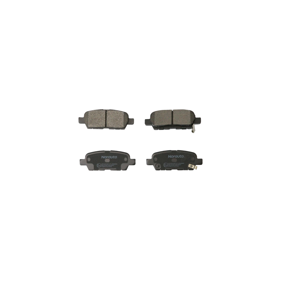 4 Plaquettes De Frein Norauto Np4324