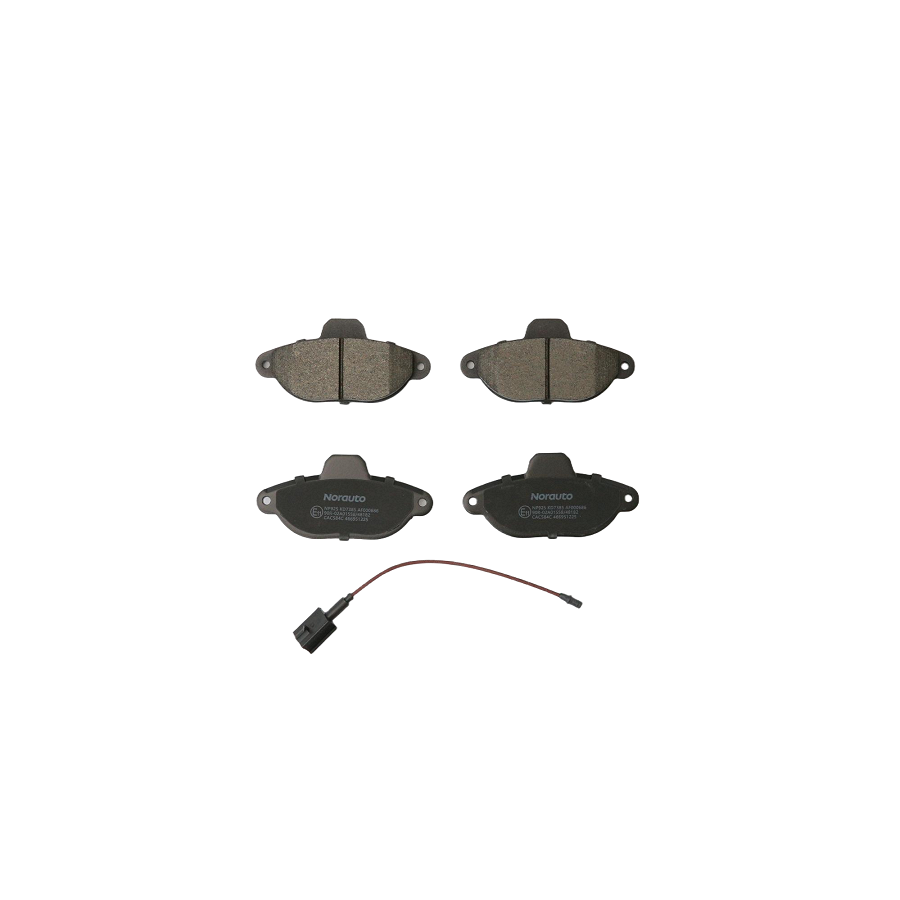 4 Plaquettes De Frein Norauto Np925