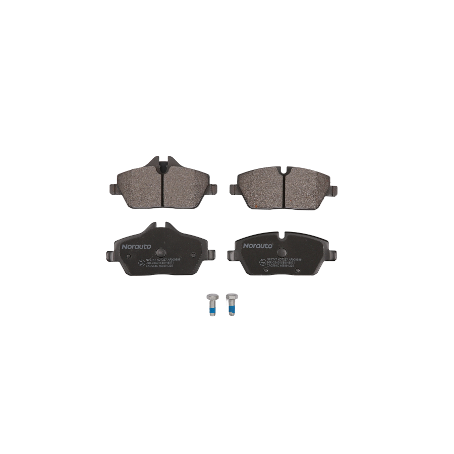 4 Plaquettes De Frein Norauto Np1747