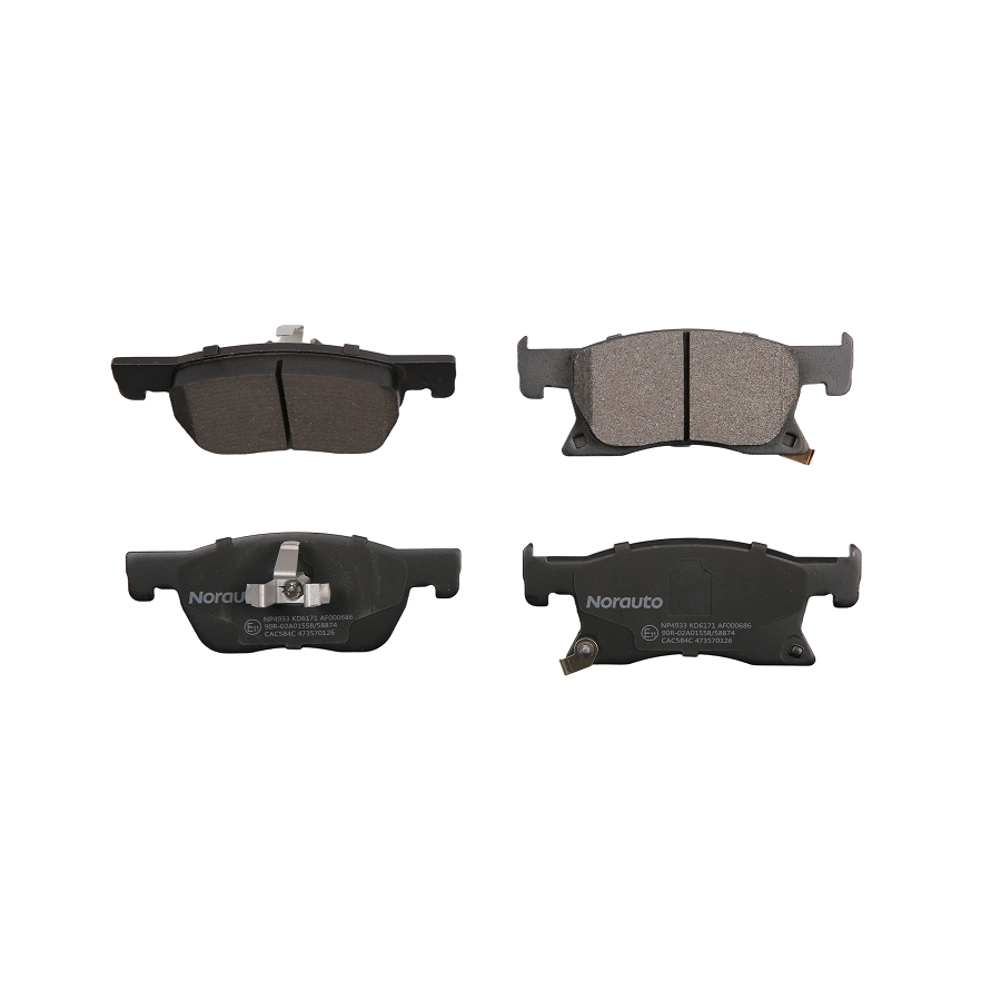 4 Plaquettes De Frein Norauto Np4933