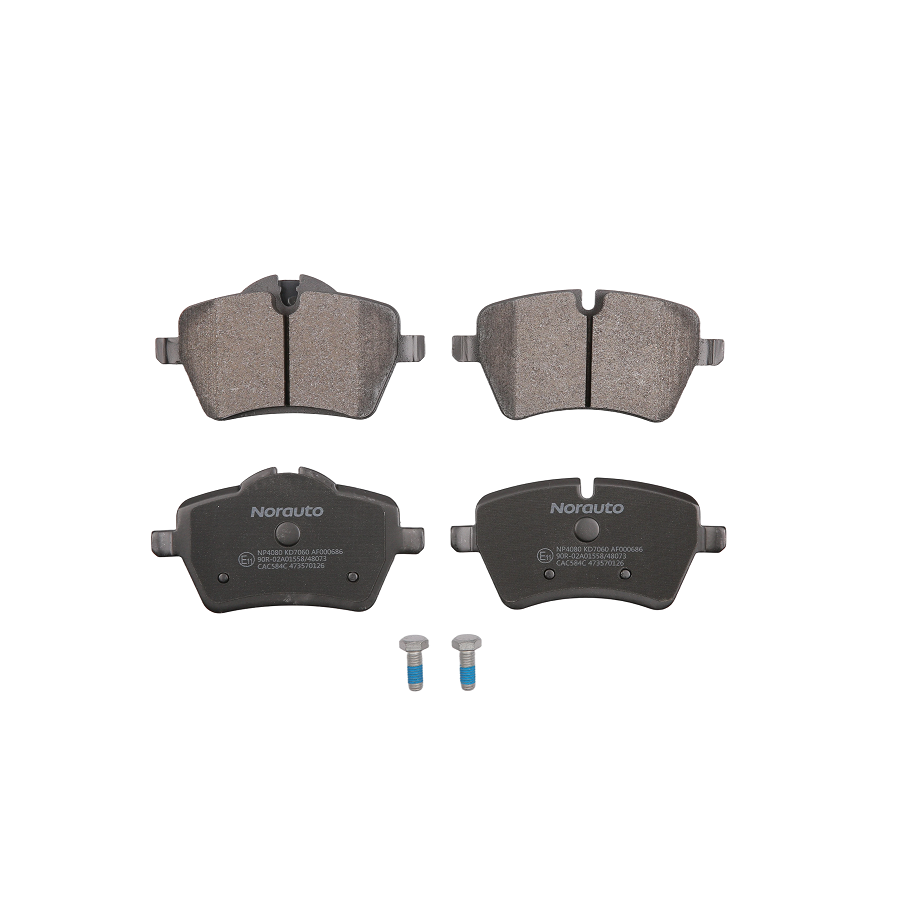 4 Plaquettes De Frein Norauto Np4080