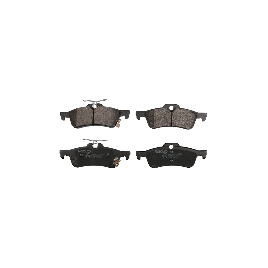 4 Plaquettes De Frein Norauto Np4041