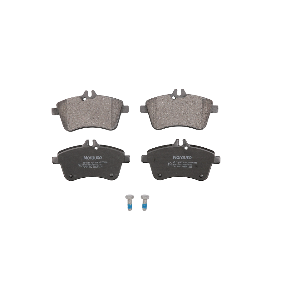 4 Plaquettes De Frein Norauto Np1750