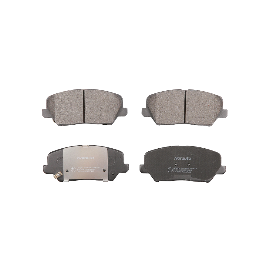 4 Plaquettes De Frein Norauto Np4984