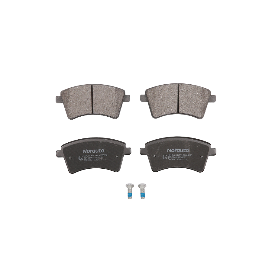 4 Plaquettes De Frein Norauto Np4256