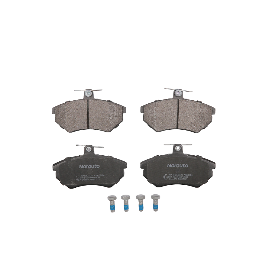 4 Plaquettes De Frein Norauto Np1312