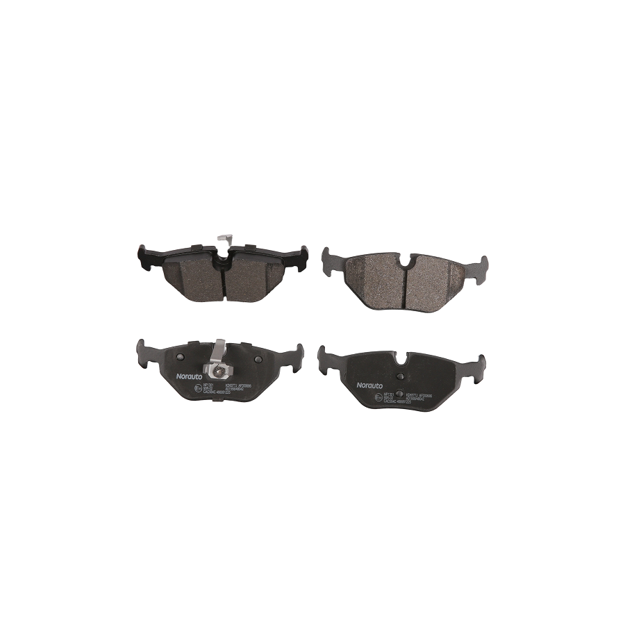 4 Plaquettes De Frein Norauto Np1301