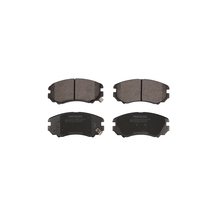 4 Plaquettes De Frein Norauto Np4207
