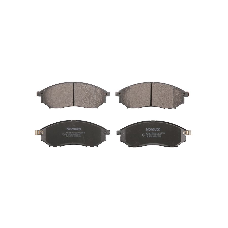 4 Plaquettes De Frein Norauto Np1881