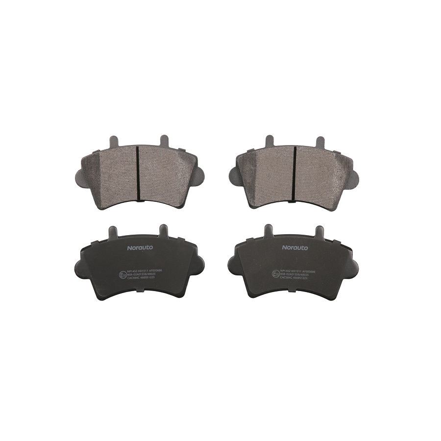4 Plaquettes De Frein Norauto Np1452