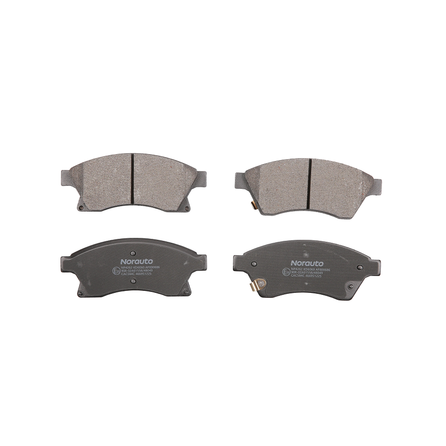 4 Plaquettes De Frein Norauto Np4262