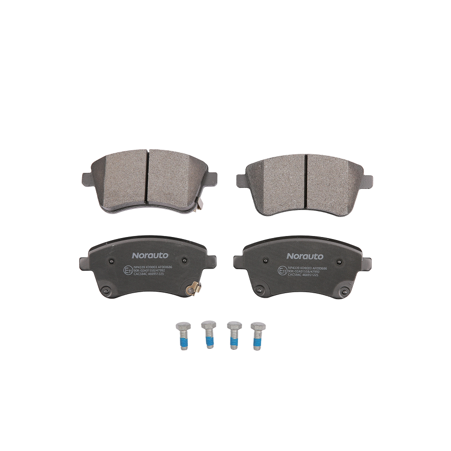 4 Plaquettes De Frein Norauto Np4339