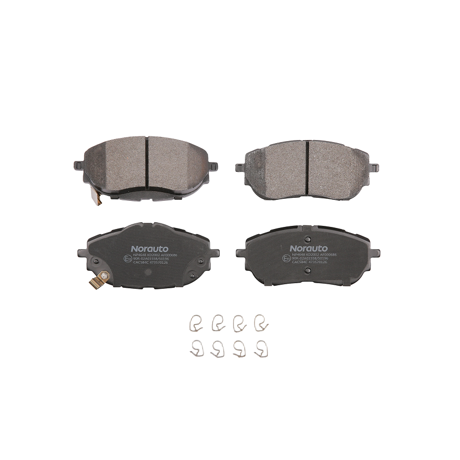 4 Plaquettes De Frein Norauto Np4648
