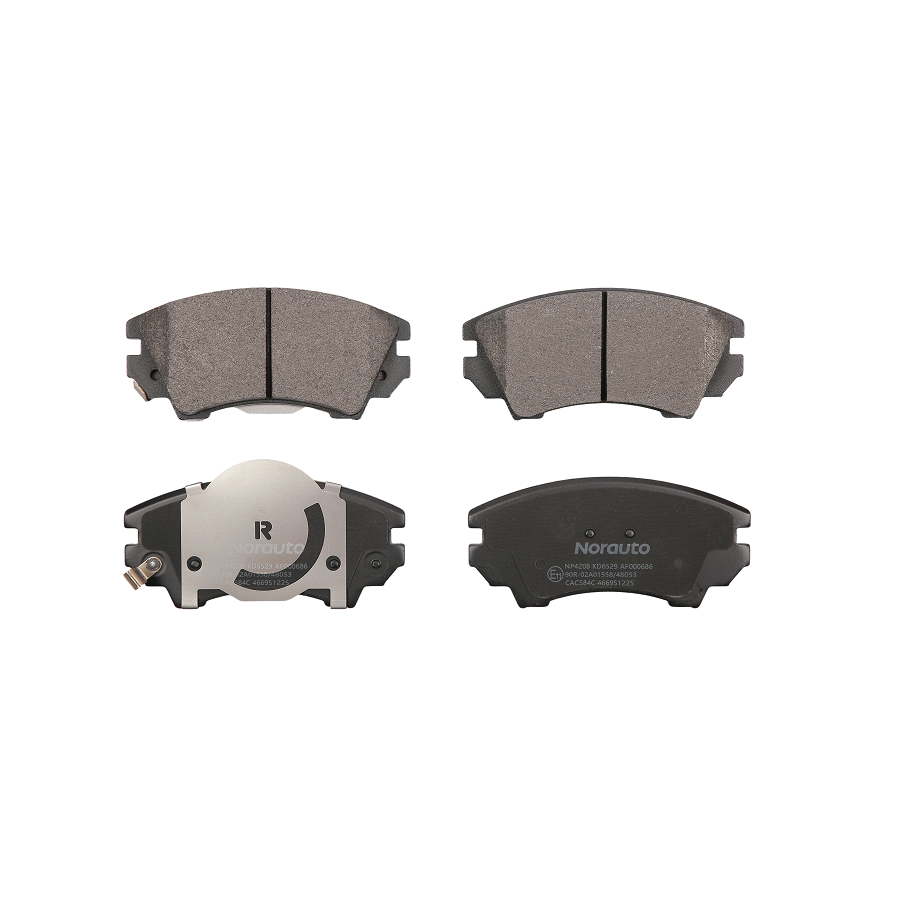 4 Plaquettes De Frein Norauto Np4208