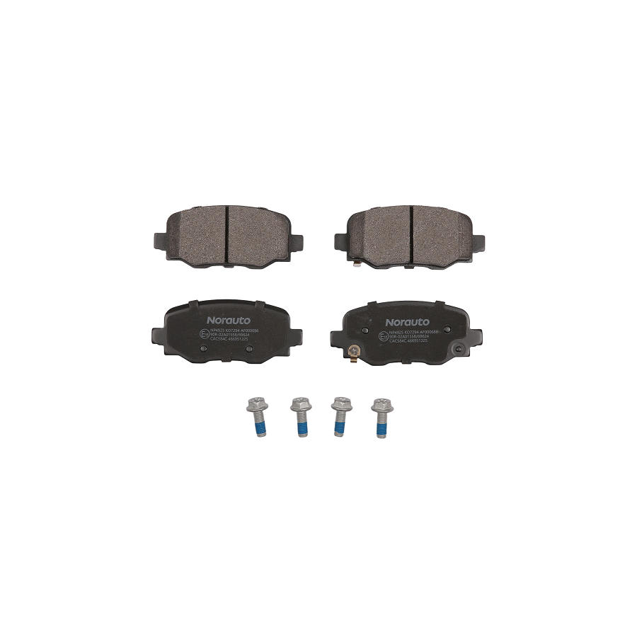 4 Plaquettes De Frein Norauto Np4925