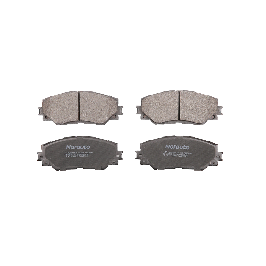 4 Plaquettes De Frein Norauto Np1891