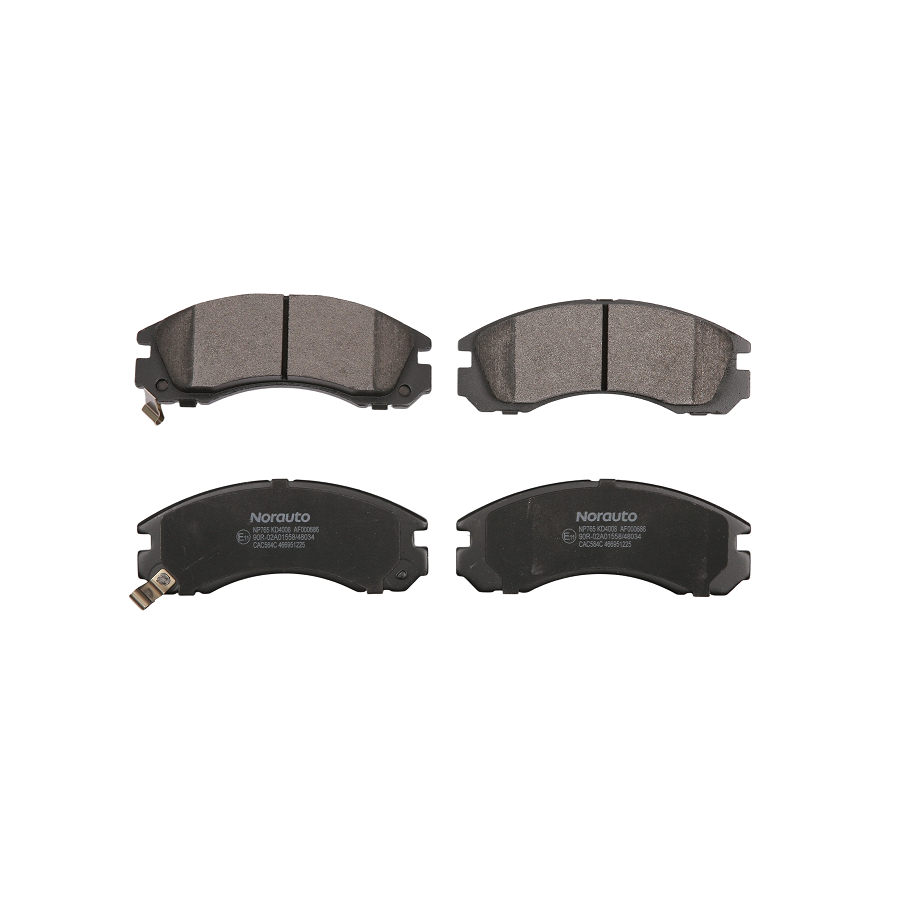 4 Plaquettes De Frein Norauto Np765