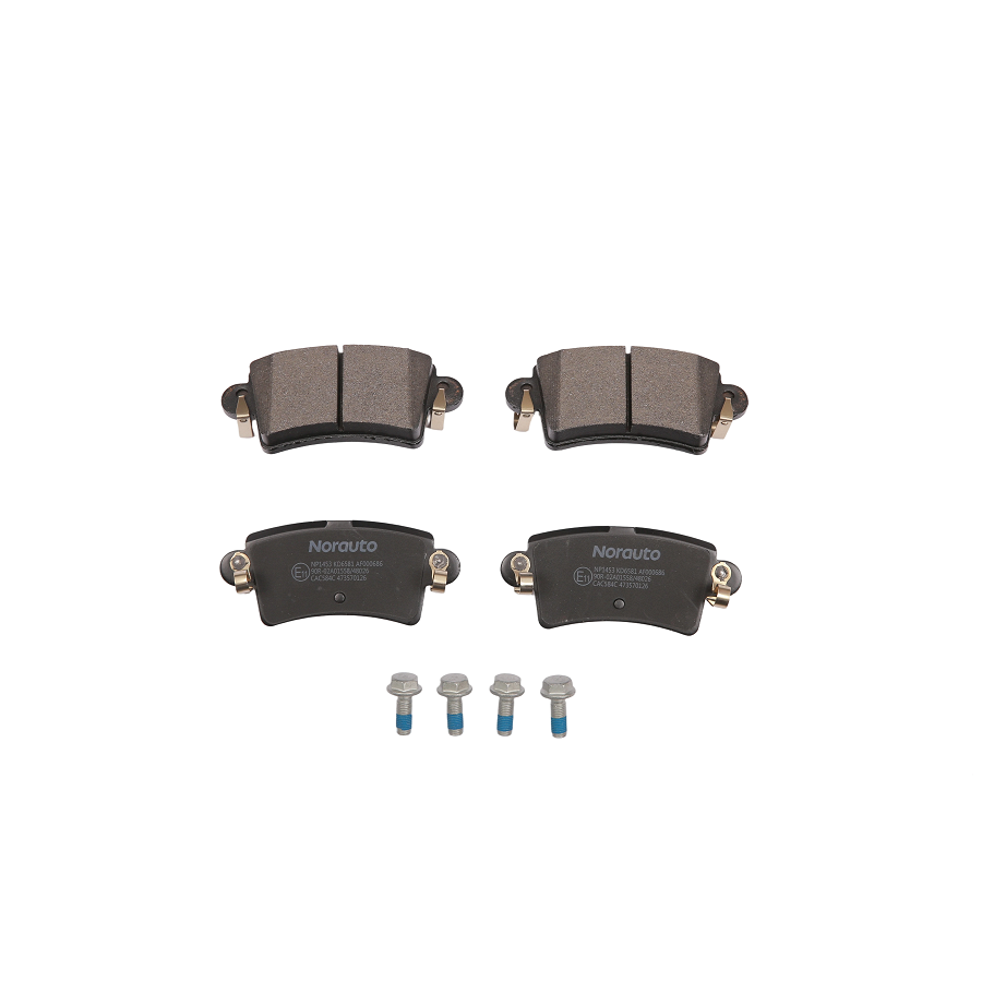 4 Plaquettes De Frein Norauto Np1453