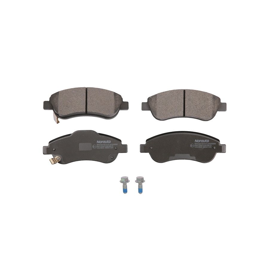 4 Plaquettes De Frein Norauto Np4228