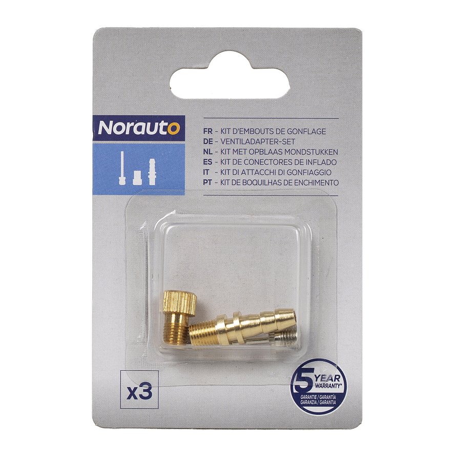 Kit De 3 Embouts De Gonflage Norauto