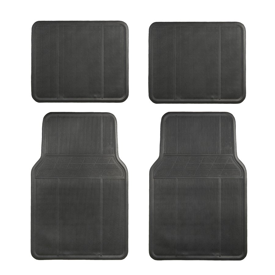 4 Tapis Universels En Pvc Noir Access+