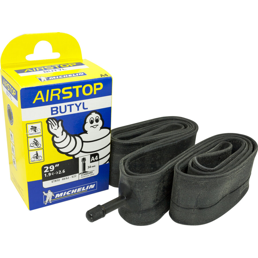 Chambre À Air Vélo 29x1,9/2,5 Michelin Valve Schrader 34 Mm