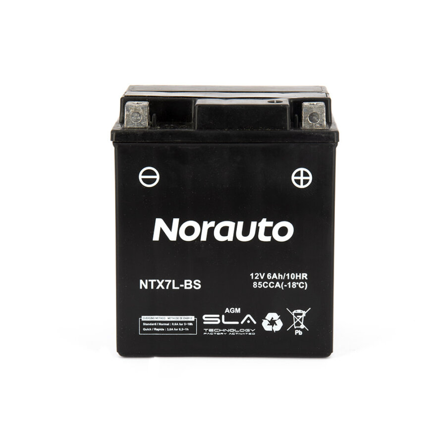 Batterie Moto / Scooter Norauto Ntx7l-bs Sla Agm