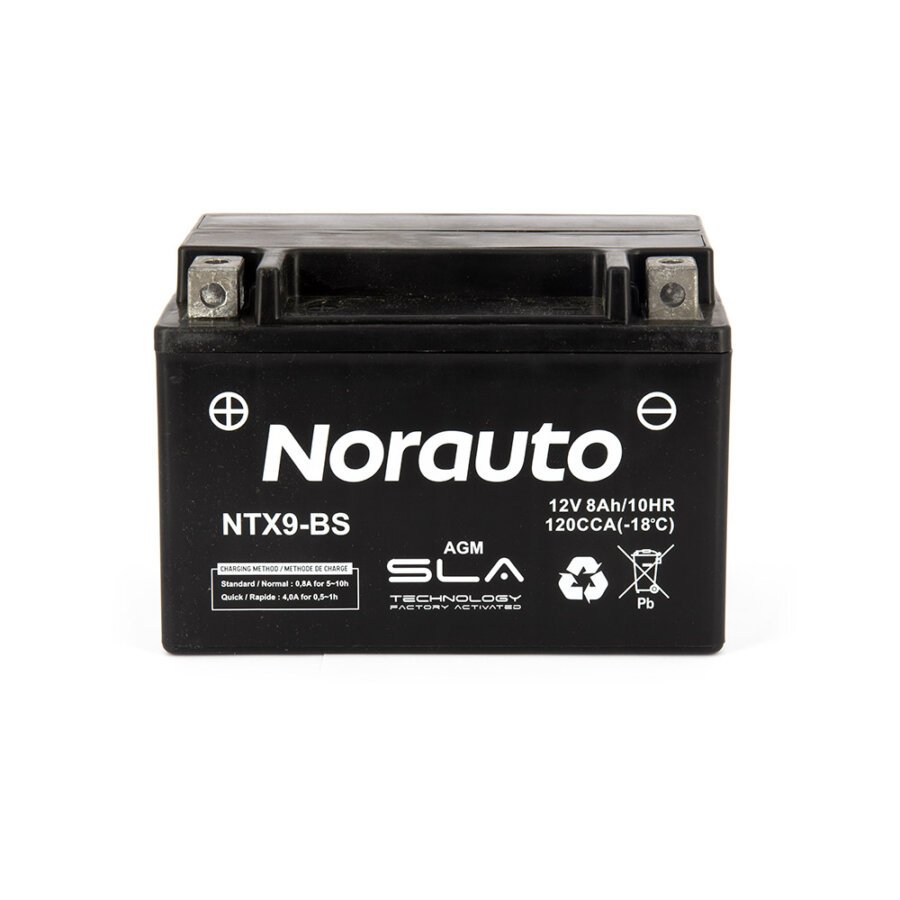 Batterie Moto / Scooter Norauto Ntx9-bs Sla Agm