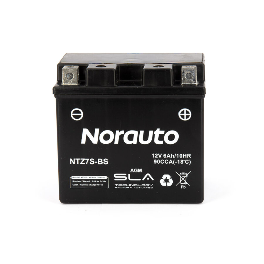 Batterie Moto / Scooter Norauto Ntz7s-bs Sla Agm