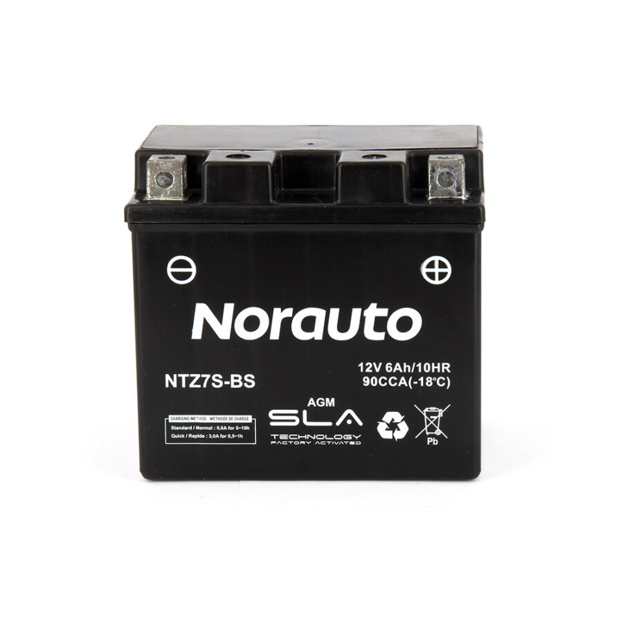 Batterie moto / scooter NORAUTO NTZ7S-BS SLA AGM - Norauto