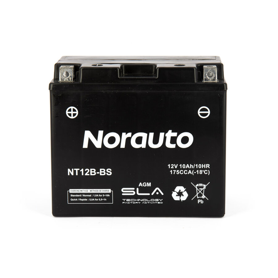 Batterie Moto / Scooter Norauto Nt12b-bs Sla Agm