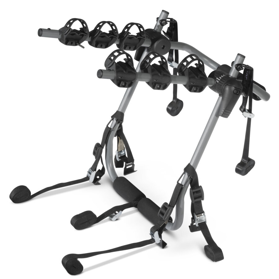 Photo Porte-vélos De Coffre Suspendu Norauto Strap 100-3 Pour 3 Vélos