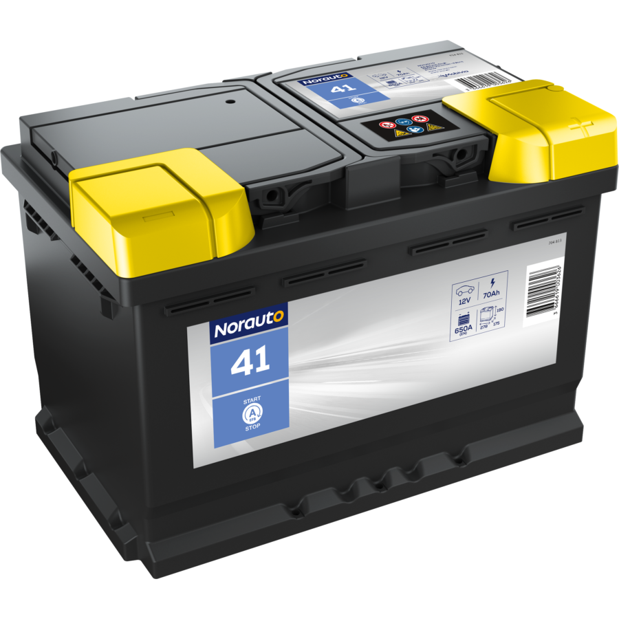 Batterie NORAUTO BV41 EFB 70 Ah 650 A Norauto