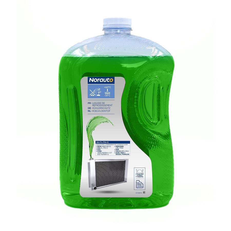 Liquide De Refroidissement Norauto -37°c G11 5 L