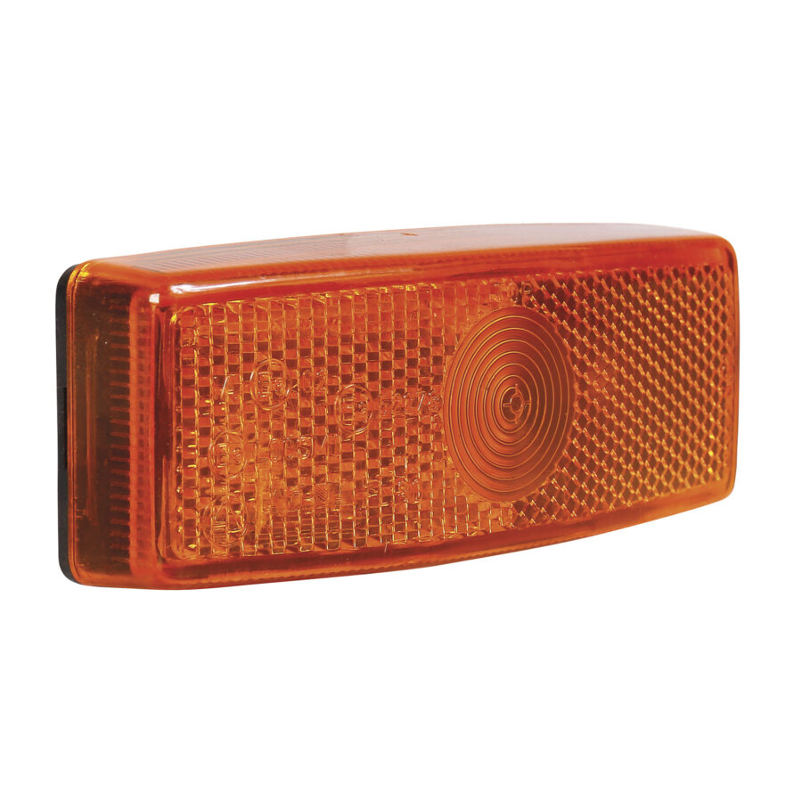 1 Feu De Position Latéral Orange Avec Catadioptre Spotlight