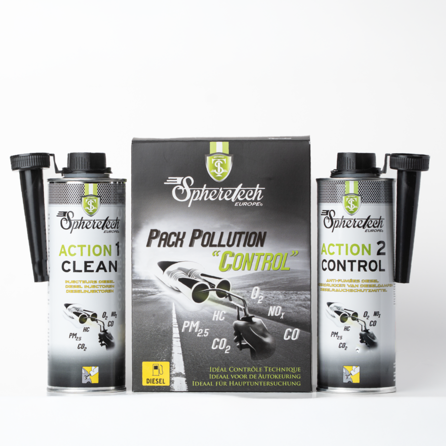 Kit D'entretien Pollution "control" Spheretech Diesel 2 X 500ml