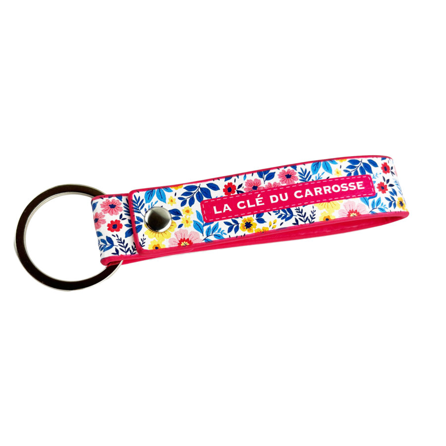 Porte Clés Dragonne Liberty "la Clé Du Carrosse"