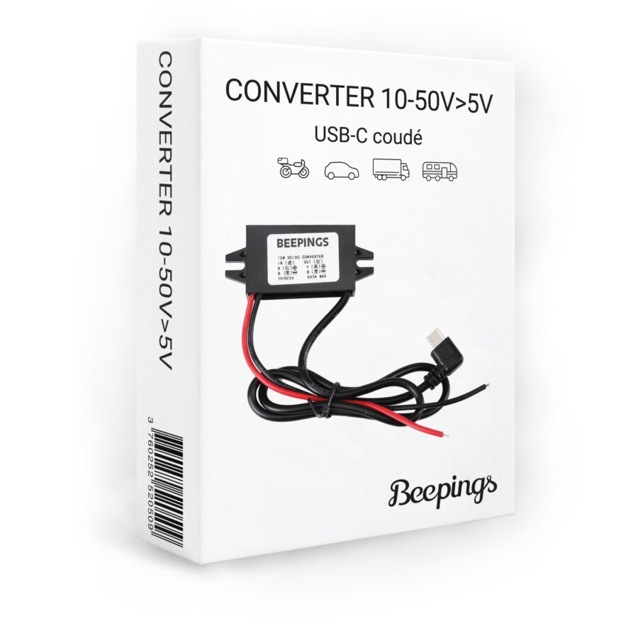Convertisseur 10v À 50v Vers Usb-c 5v