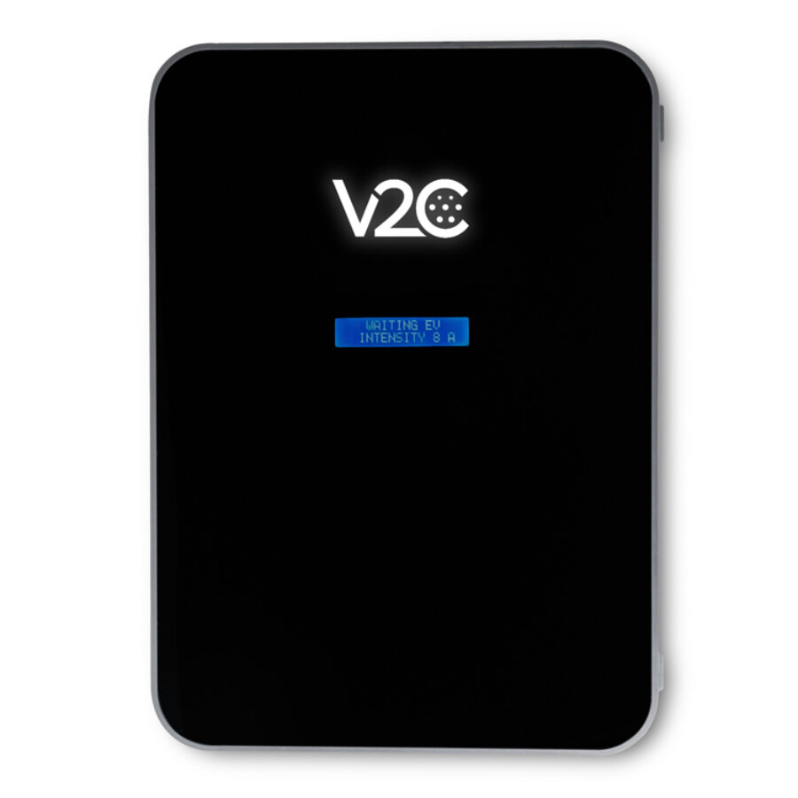 Borne De Recharge V2c Trydan 22 Kw Triphasée Avec Prise