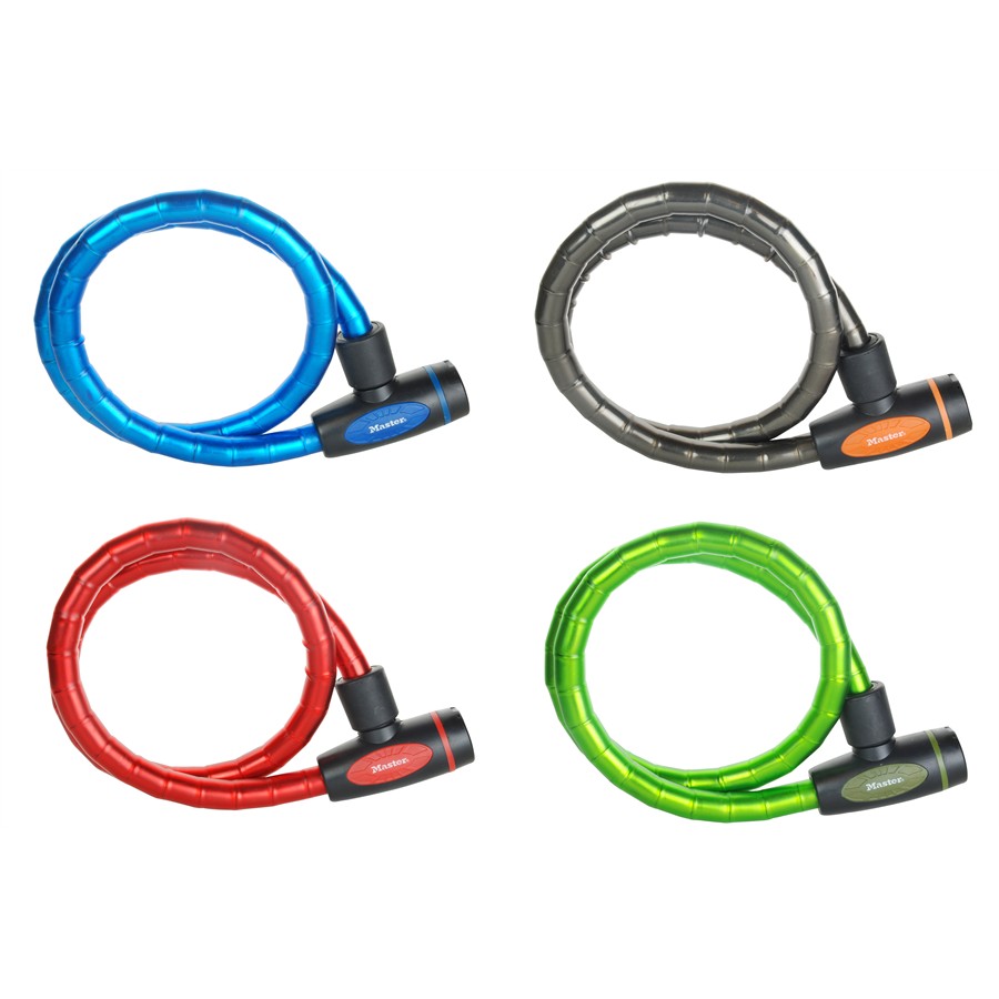 Photo Câble Antivol Articulé Masterlock 100 Cm Pour Vélo