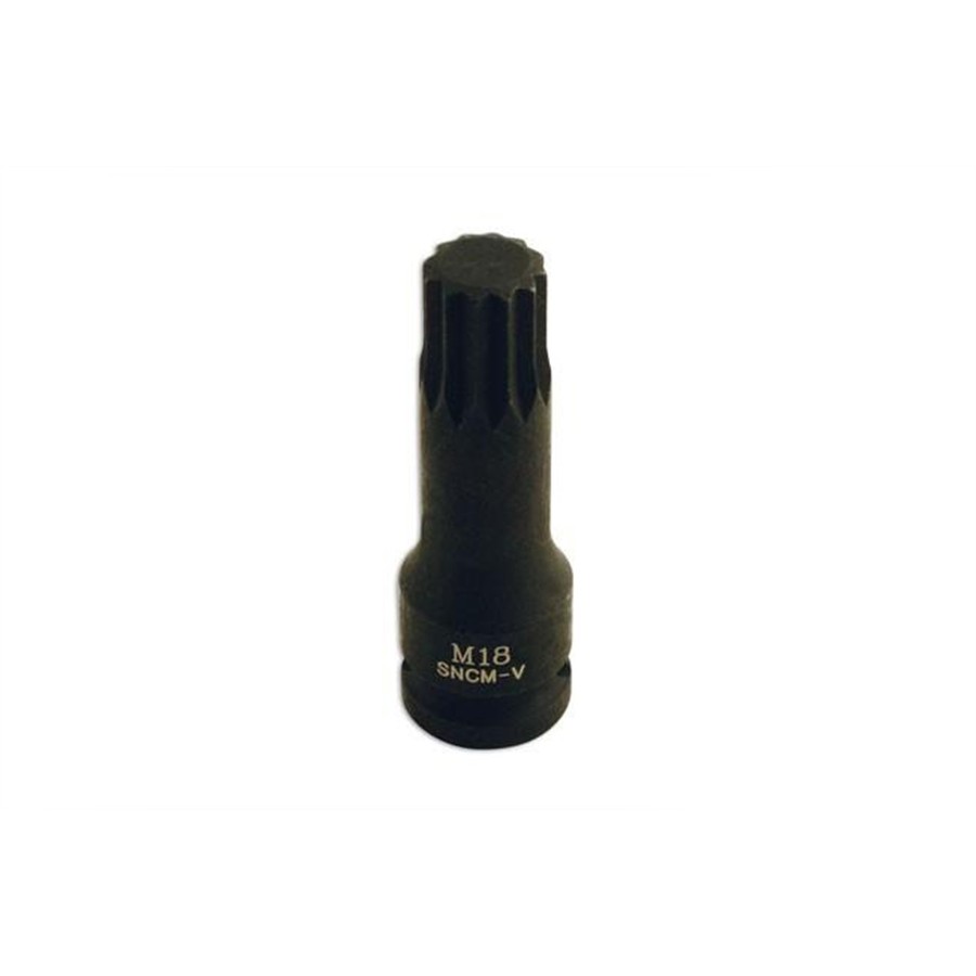 Douille 12 Pans 18 Mm Carré 1/2'' Laser 5063 Pour Roulement De Frein