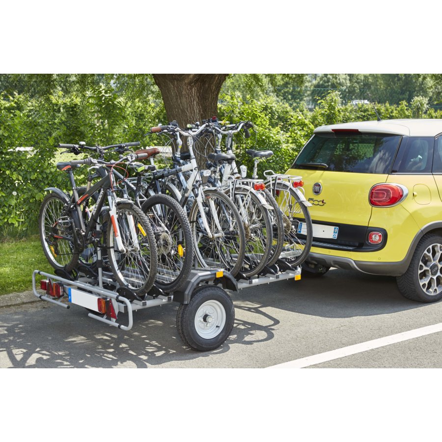 Porte-vélos pour voiture Mottez fixation à sangles capacité 3 vélos charge  maxi 45 kg