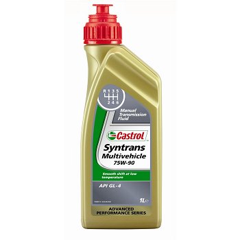 Huile de transmission CASTROL Syntrans Multiv&eacute;hicule 75W90 1 L